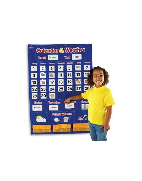 Calendar & Weather Pocket Chart - Tools 4 Teaching