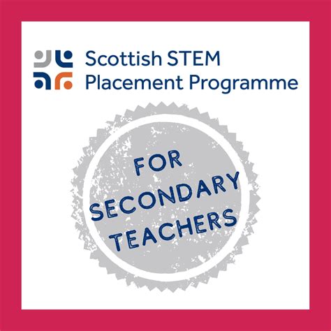 Scottish Stem Placement Programme Sspp Teacher Information Session