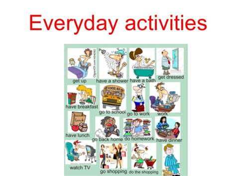 Every Day Activities Baamboozle Baamboozle The Most Fun