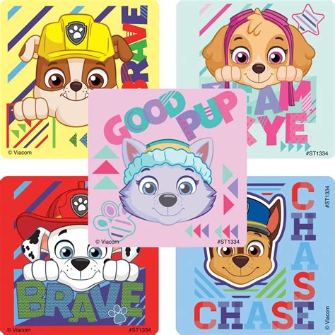 PAW Patrol Sports Stickers - Prizes and Giveaways - 100 per Pack ...