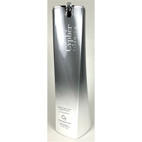 California Tan Cypher Titanium Intensifier (Step 1) Tanning Lotion – Tan2Day Tanning Supply