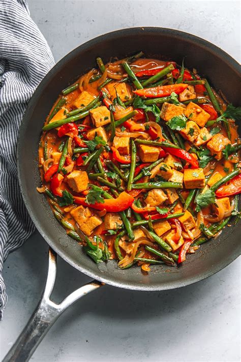 Thai Red Curry Tofu Recipe A Beautiful Plate Recipe Red Curry