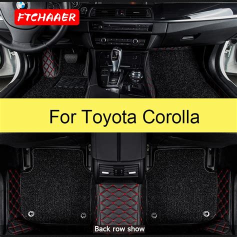 Ftchaaer Car Floor Mats For Toyota Corolla Years Foot Coche