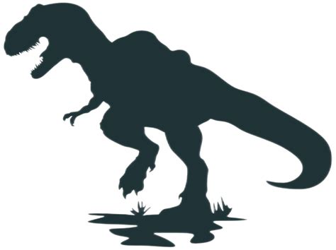 Dinosaur Silhouette Tyrannosaurus Png