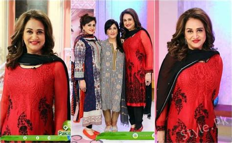 Beautiful Bushra Ansari With Her Sisters In Sanam Jungs Show Stylepk