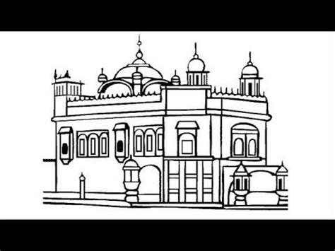 Golden temple amritsar punjab india coloring – Artofit