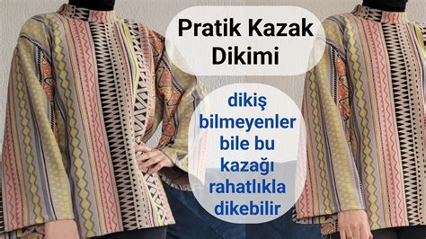 dikişe yeni başlayanlar için pratik kazak dikimi salaş kazak dikimi