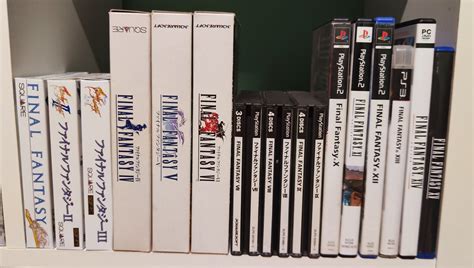 My Final Fantasy Collection Every First Release Of The Main Series R