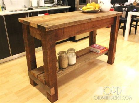 30 Rustic DIY Kitchen Island Ideas