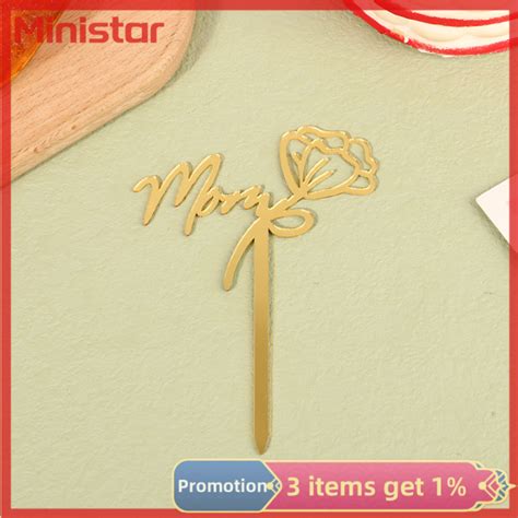 Ministar Happy Mother S Day Acrylic Cake Topper For Mum Birthday Party