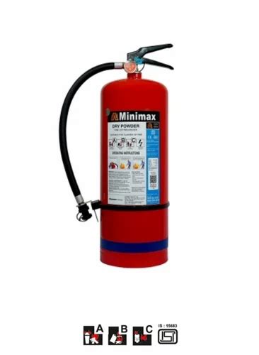 Minimax 6 Kg Abc Fire Extinguisher At ₹ 3450piece Minimax Fire Extinguishers In New Delhi