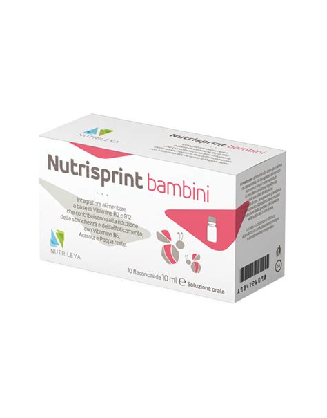 NutriSprint Bambini Di NUTRILEYA 10 Flaconi Da 10ml