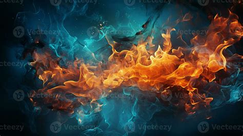 Blue fire background ai 28192005 Stock Photo at Vecteezy