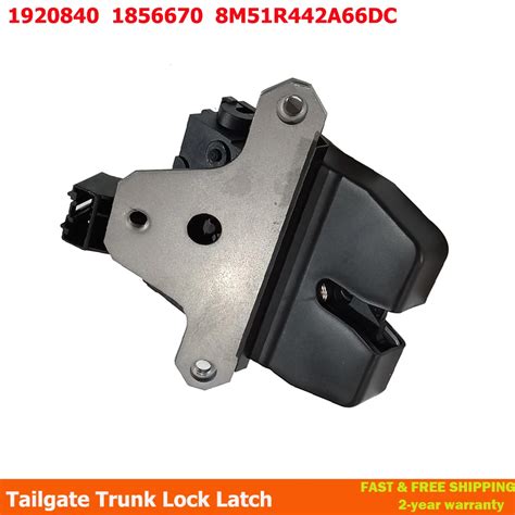 Car Tailgate Trunk Lock Latch 4 Pins For Ford Kuga MK1 For Mondeo MK4