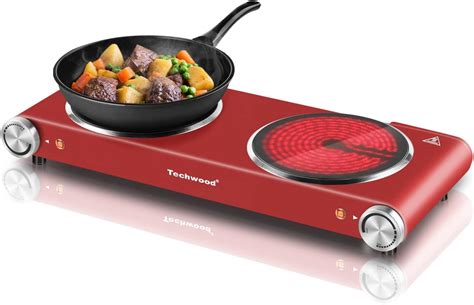 Amazon Hot Plate Techwood W Dual Electric Stoves Countertop