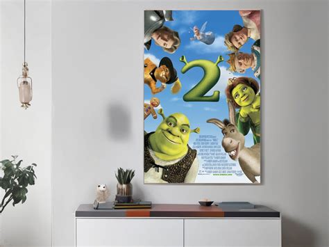 Shrek 2 Movie Poster Movie Publicity Movie Decorations Movie Promotion