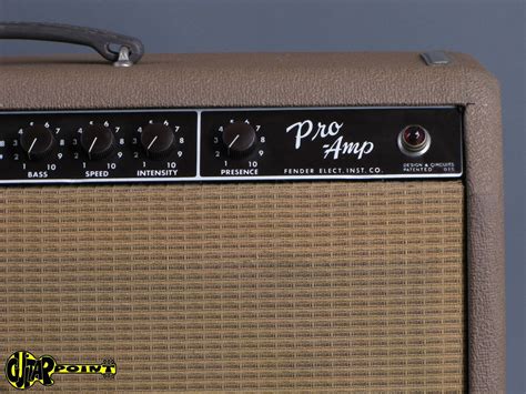 Fender Pro Amp 1x15 Brownface 1962 Brown Tolex Amp For Sale Guitarpoint