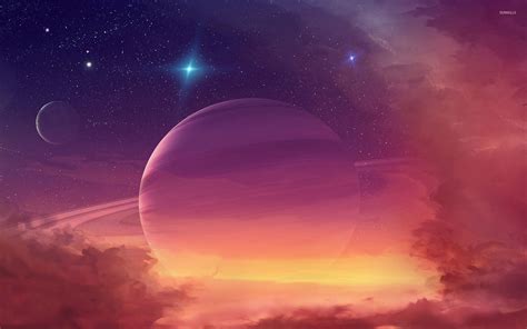 Planet in the clouds wallpaper - Space wallpapers - #32662