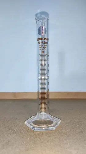 Borosilicate Glass Cylindrical Borosil Measuring Cylinder 100 Ml For