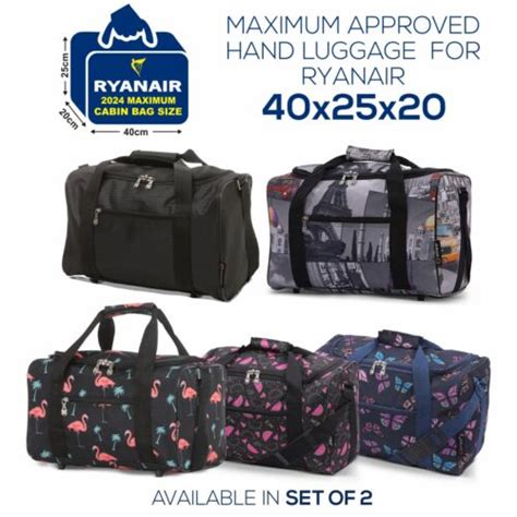 Ryanair X X Cm Hand Luggage Travel Cabin Flight Bag Under Seat