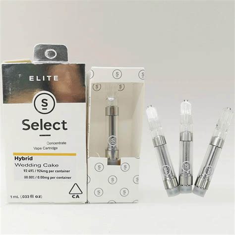 Select Oil Elite High Thc Vape Cartridge Empty Vape Cartridge With