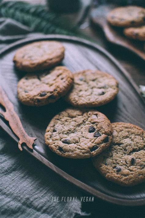 Sourdough Chocolate Chip Cookies Vegan The Floral Vegan