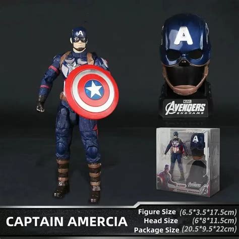 Marvel Avengers Anime Figure Para Crian As Capit O Am Rica Boneca M Vel