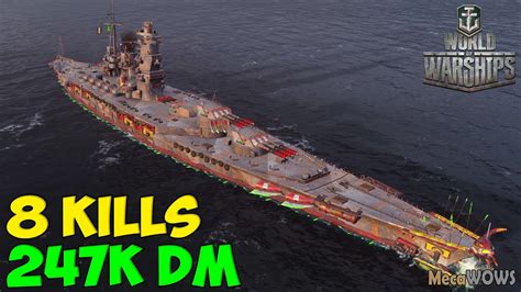 World Of Warships Izumo Kills K Damage Replay Gameplay K