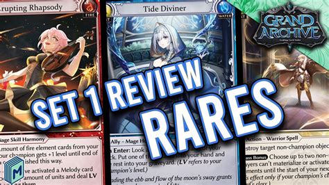 Grand Archive Tcg Set Dawn Of Ashes Full Review Rares Youtube