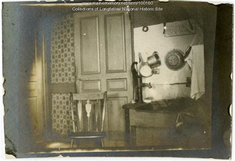 Kitchen Wadsworth Longfellow House Portland Ca Maine Memory