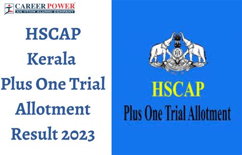 HSCAP Kerala Plus One First Allotment Result 2023 Out Direct Link