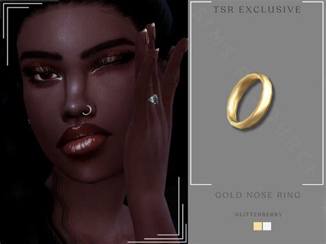 The Sims Resource Gold Nose Ring