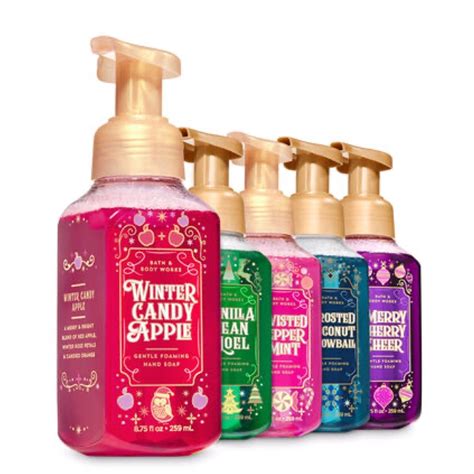 Holiday Tradition T Set Of 5 Gentle Foaming Hand Soaps Includes