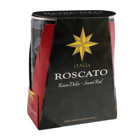 Roscato Rosso Dolce Sweet Red Wine 845 Oz Cans Shop Wine At H E B