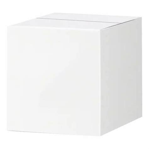 White Plain Packaging Box at Rs 20/piece in Noida | ID: 26269035230