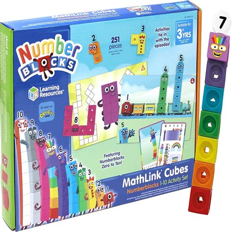 Learning Resources Math Link Cubes 1-10 Activity Set – Toys4me