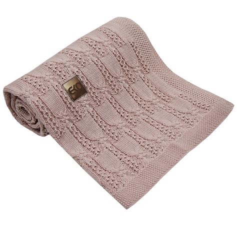 Cotton blanket ROSE PINK