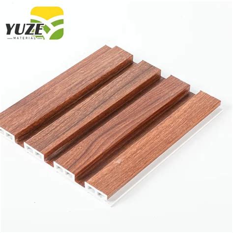 New Waterproof Interior Wood Plastic Composite Cladding Fluted Wpc Wall