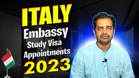 Italy Study Visa Appointments 2023 Intake Islamabad Embassy Rumors