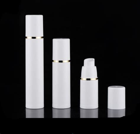 10Pcs X 15Ml 30Ml 50Ml White Empty Vacuum Airless Plastic Lotion Cream