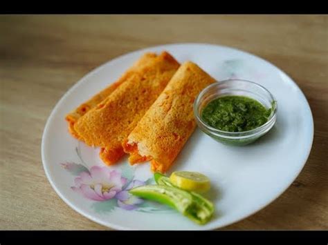 How To Make Masoor Dal Chilla Cheela Red Lentil Pancake Youtube