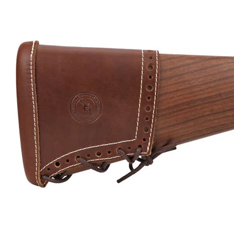 Tourbon Hunting Accessories Leather Recoil Pads Slip On Gun Buttstock