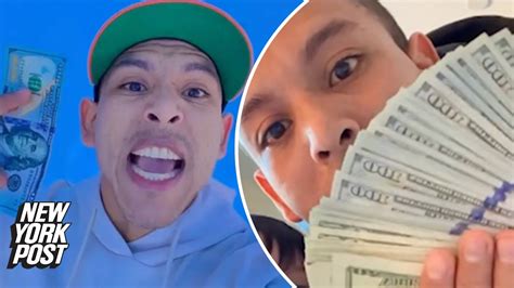 Migrant Influencer Leonel Moreno Waves Around Cash As He Mocks Us