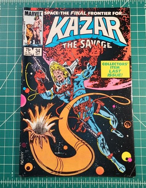 Kazar The Savage Final Issue Marvel Comics Vol Paul Neary