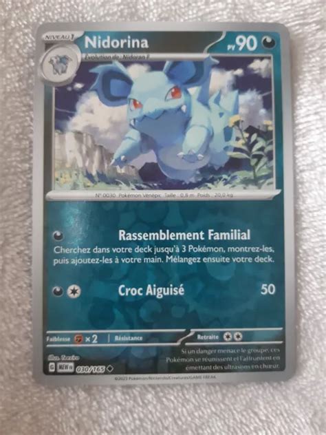 Carte Pok Mon Nidorina Reverse Set Fr Eur Picclick Fr