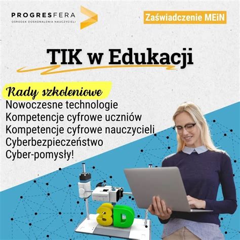 Szkolenia Rad Pedagogicznych TIK W Edukacji Nowoczesne Technologie I