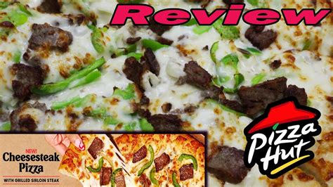 Pizza Huts New Cheesesteak Pizza Review Gnarly Foods Youtube