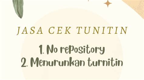 Jasa Cek Plagiasi Turnitin Pharafrase No Repository