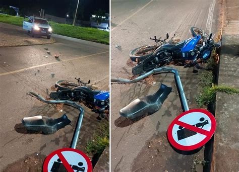 Suspeito que pilotava moto furtada é preso ao tentar fugir da PM e