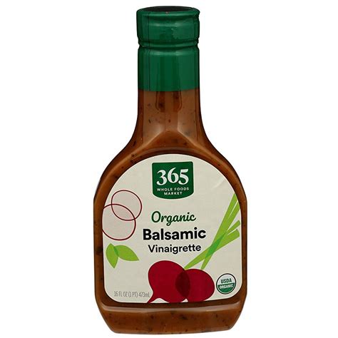 365 Whole Foods Market Organic Balsamic Vinaigrette 16 Oz